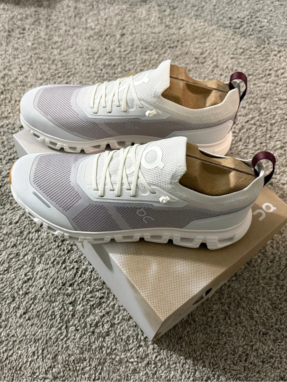 NIN On Cloud 6 Versa Sneakers ice maroon